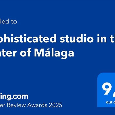 Sophisticated Studio In The Center Of Málaga Exteriör bild